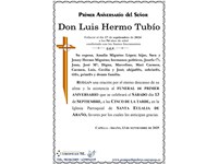 Don Luis Hermo Tubío (13/09/2025)