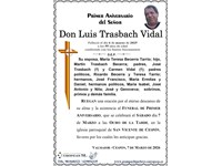 Don Luis Trasbach Vidal (07/03/2026)