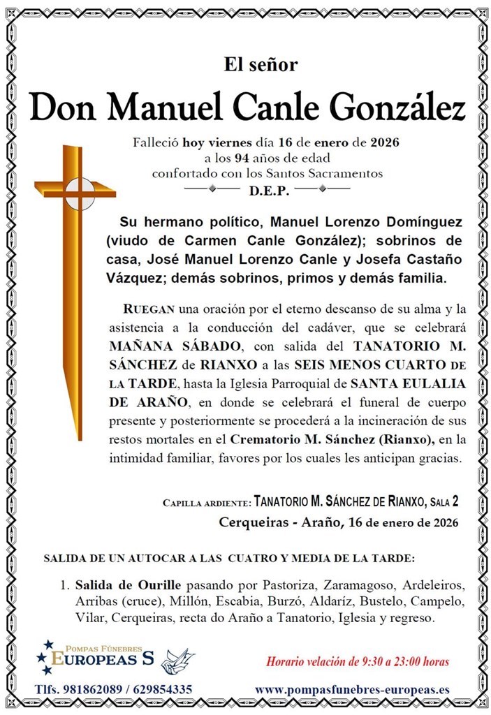 Don Manuel Canle González