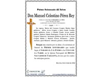 Don Manuel Celestino Pérez Rey (03/01/2026)