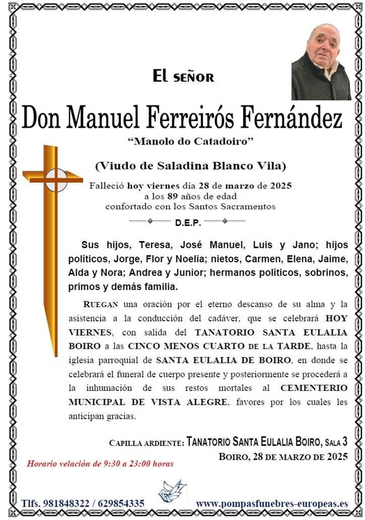 Don Manuel Ferreirós Fernández