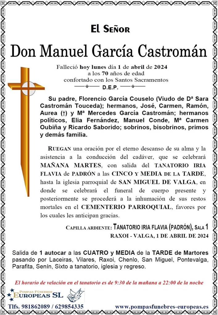 Don Manuel García Castromán