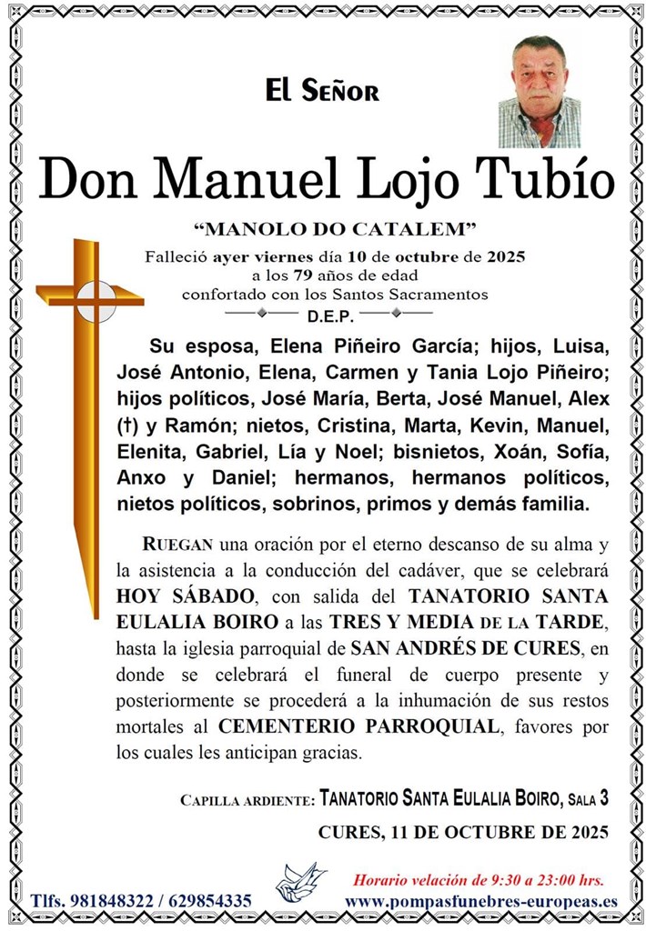 Don Manuel Lojo Tubio