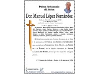 Don Manuel López Fernández (16/05/2026)