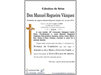 Don Manuel Regueira Vázquez (16/05/2026)
