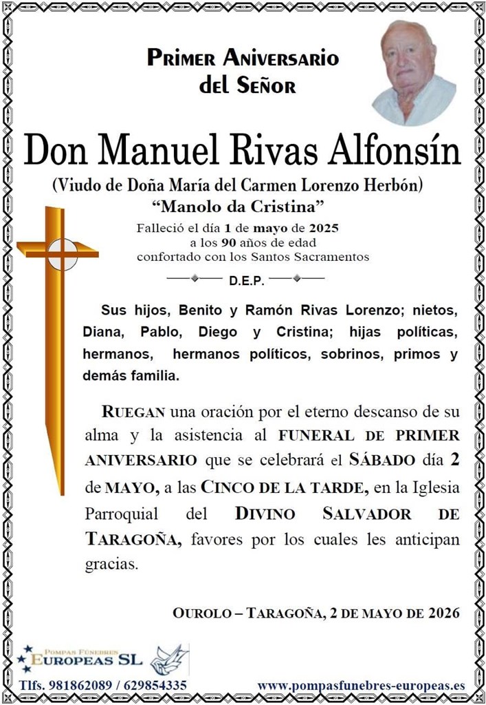 Don Manuel Rivas Alfonsín (02/05/2026)