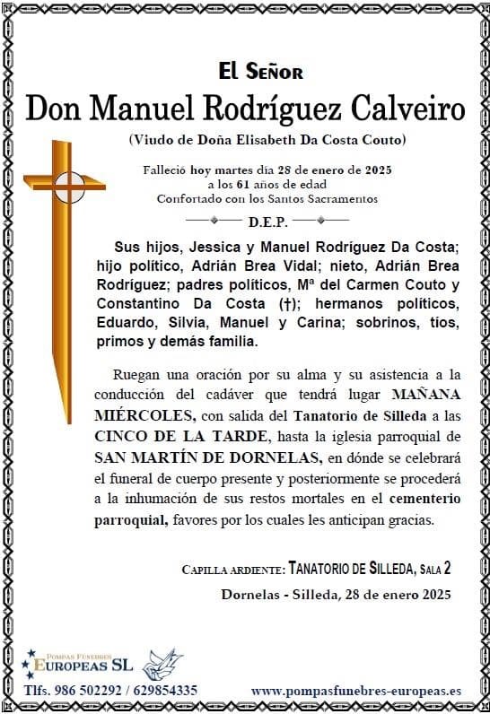 Don Manuel Rodríguez Calveiro