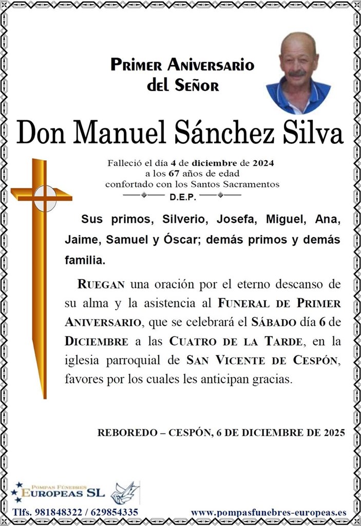 Don Manuel Sánchez Silva (06/12/2025)