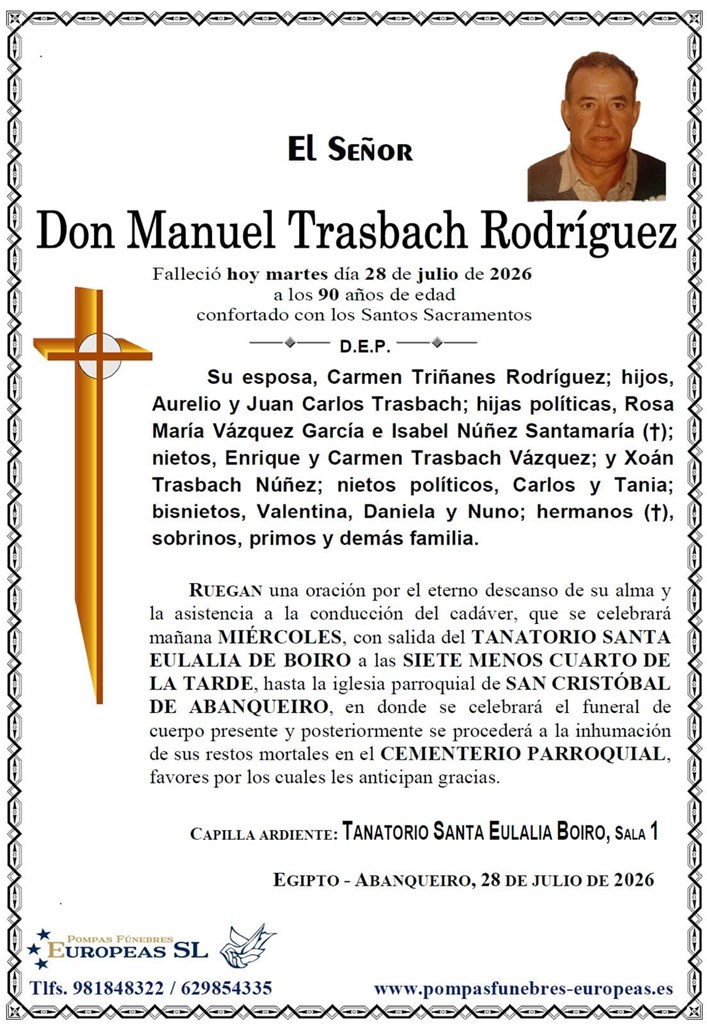 Don Manuel Trasbach Rodríguez