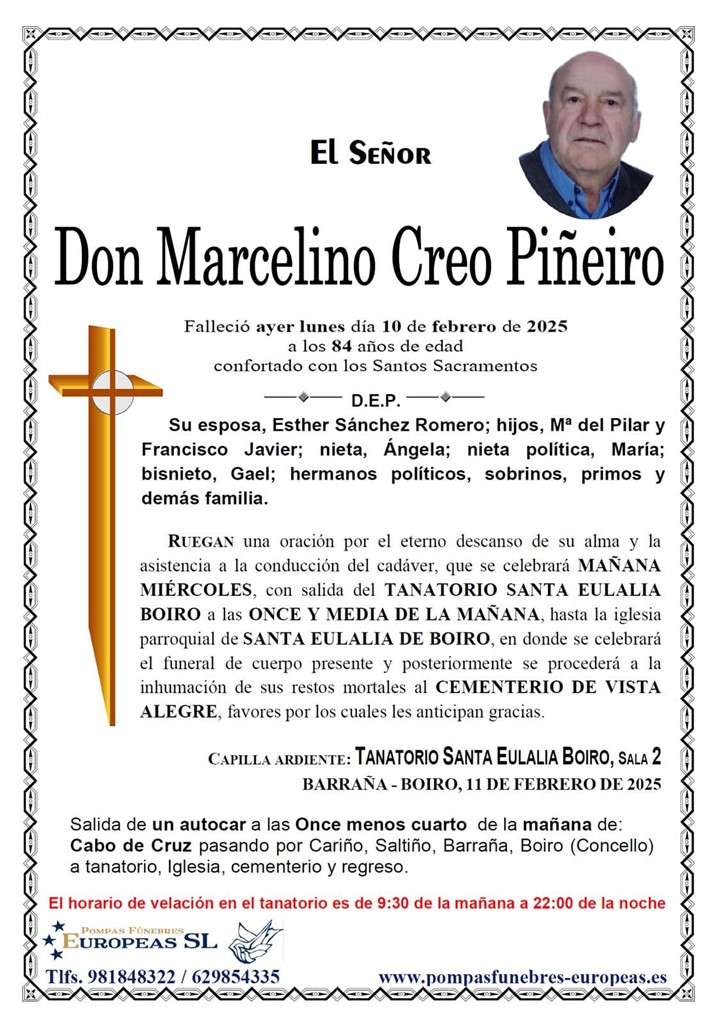 Don Marcelino Creo Piñeiro
