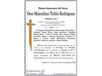 Don Marcelino Tubío Rodríguez (08/11/2025)