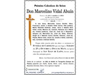 Don Marcelino Vidal Abuín (25/10/2025)