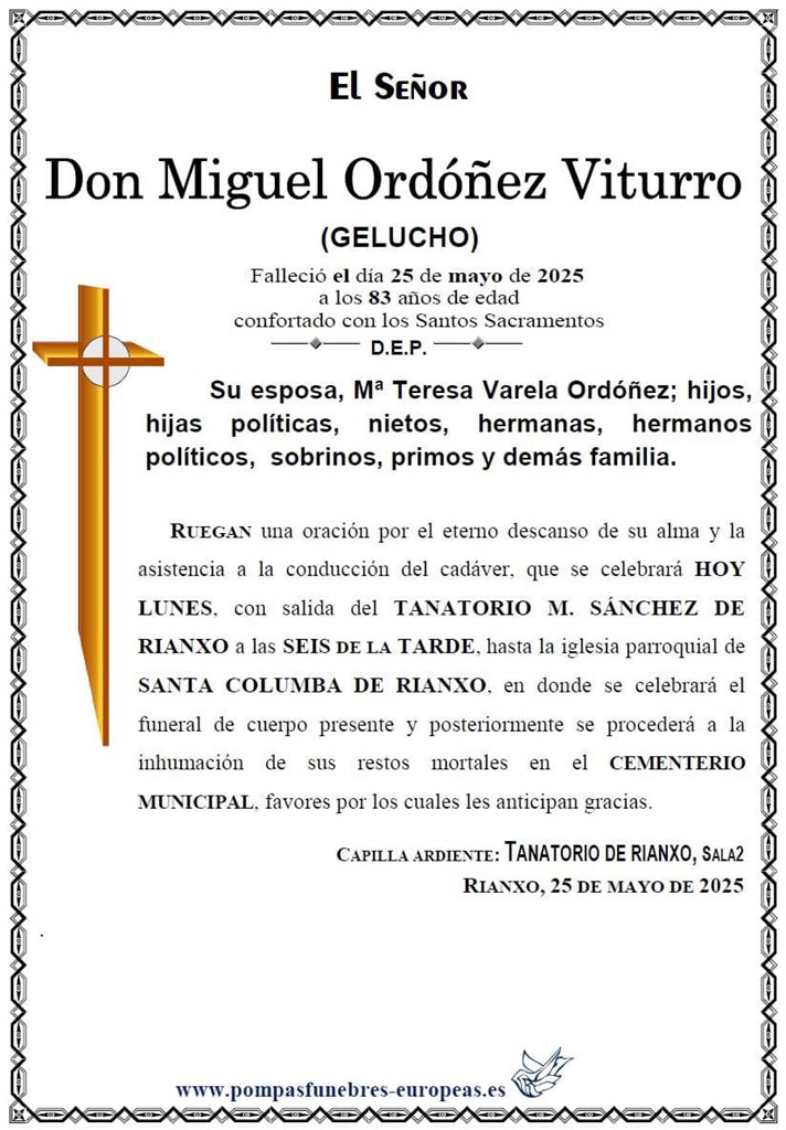 Don Miguel Ordóñez Viturro