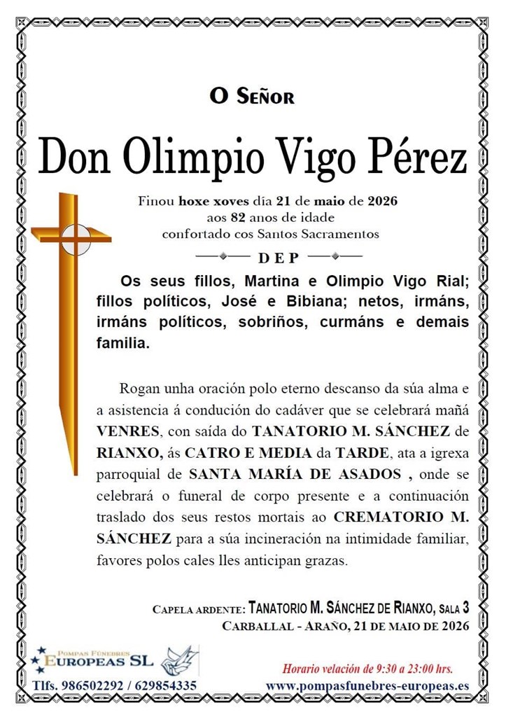 Foto secundaria Don Olimpio Vigo Pérez