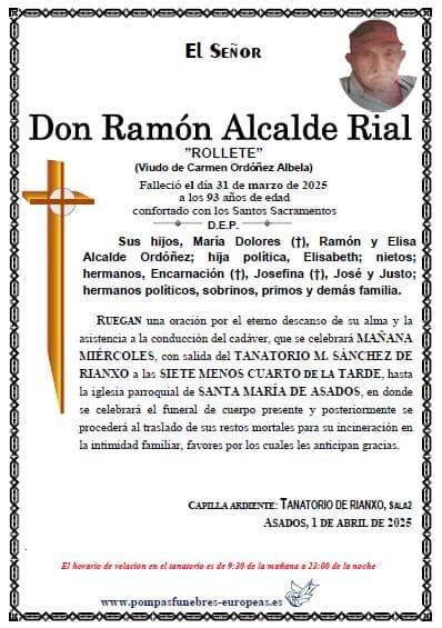 Don Ramón Alcalde Rial