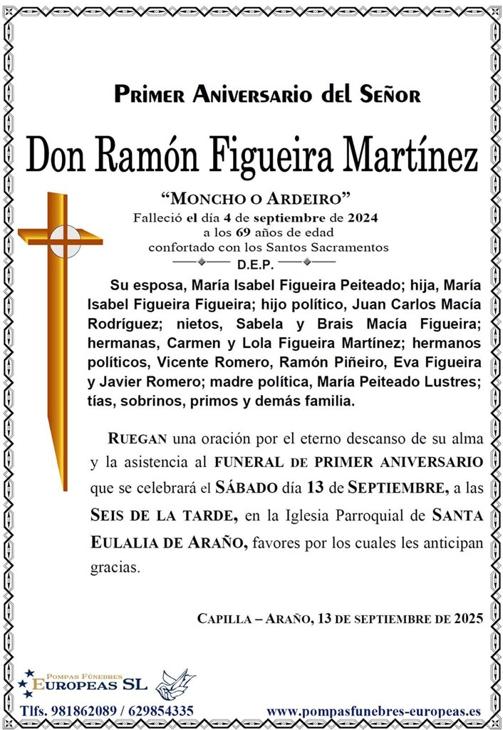 Don Ramón Figueira Martínez (13/09/2025)
