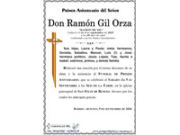 Don Ramón Gil Orza (05/09/2026)
