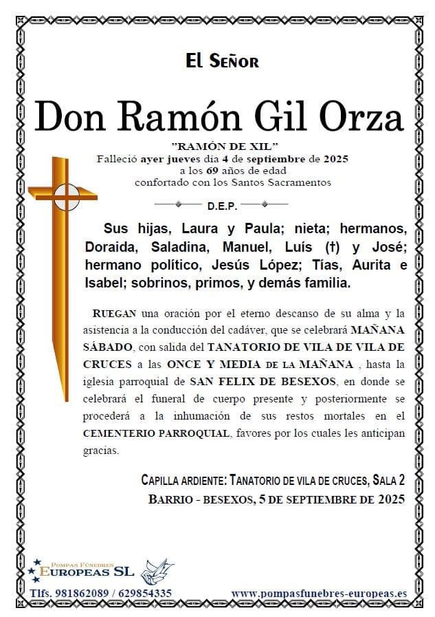 Foto principal Don Ramón Gil Orza 