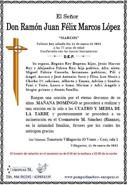 Don Ramón Juan Félix Marcos López