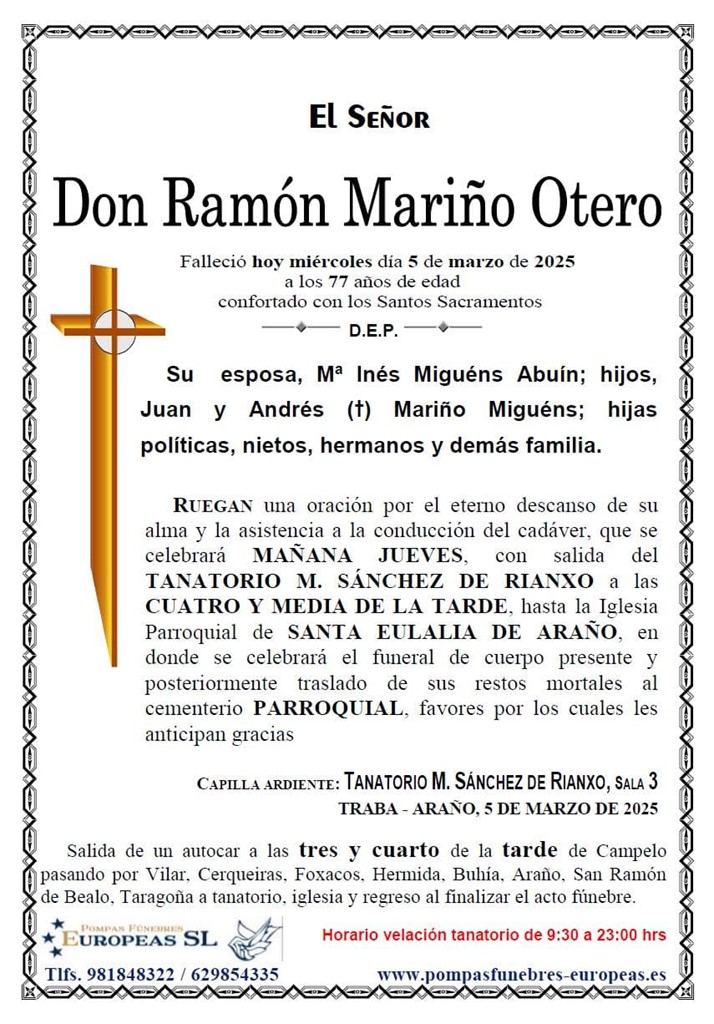 Don Ramón Mariño Otero