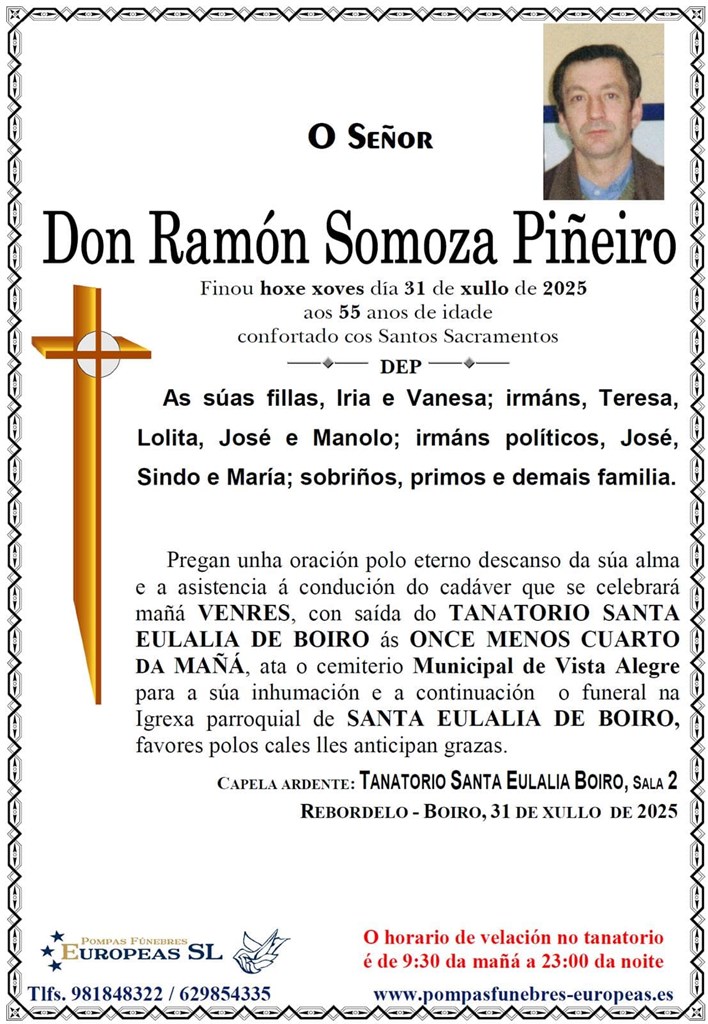 Foto principal Don Ramón Somoza Piñeiro
