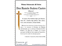 Don Ramón Suárez Castro (31/01/2026)