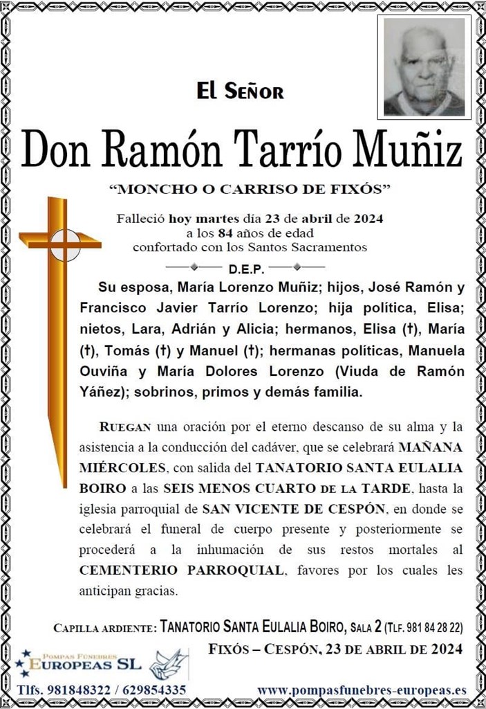 Don Ramón Tarrío Muñiz