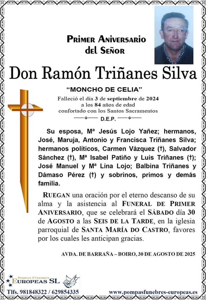 Don Ramón Triñanes Silva (30/08/2025)