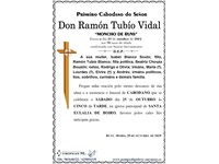 Don Ramón Tubío Vidal (25/10/2025)