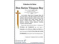 Don Satiro Vázquez Rey (04/07/2026)