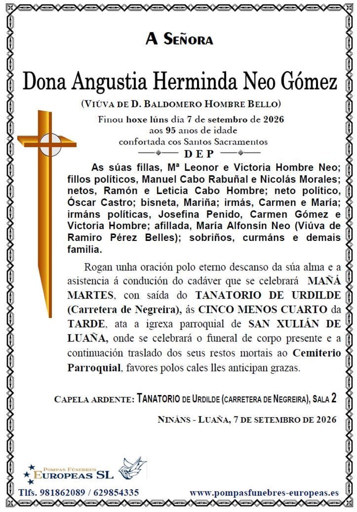 Foto 1 Dona Angustia Herminda Neo Gómez