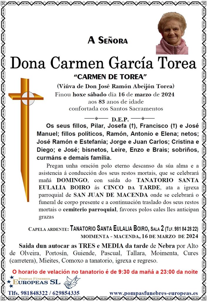 Dona Carmen García Torea