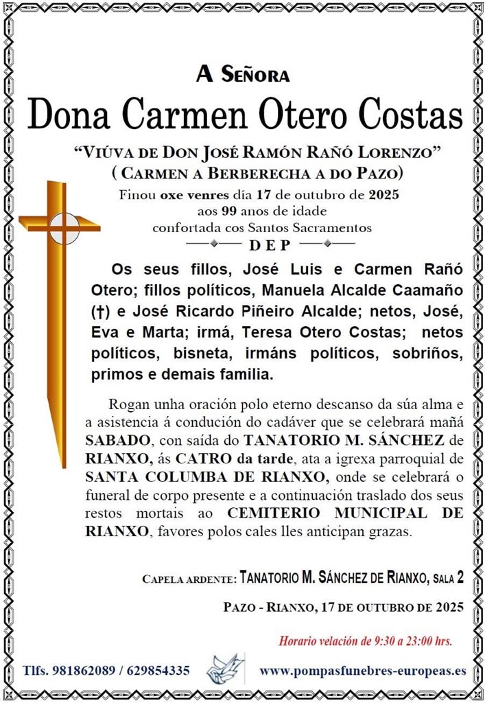 Dona Carmen Otero Costas