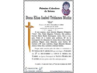 Dona Elisa Isabel Triñanes Muñiz (27/12/2025)