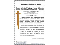 Dona Mª Esther Abuín Alborés (28/11/2025)