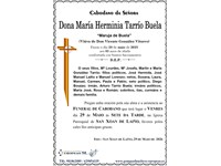 Dona Mª Herminia Tarrío Buela (29/05/2026)