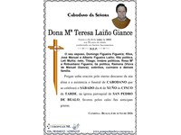 Dona Mª Teresa Laíño Giance (06/06/2026)