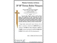 Dona Mª Teresa Rubio Vázquez (18/07/2025)