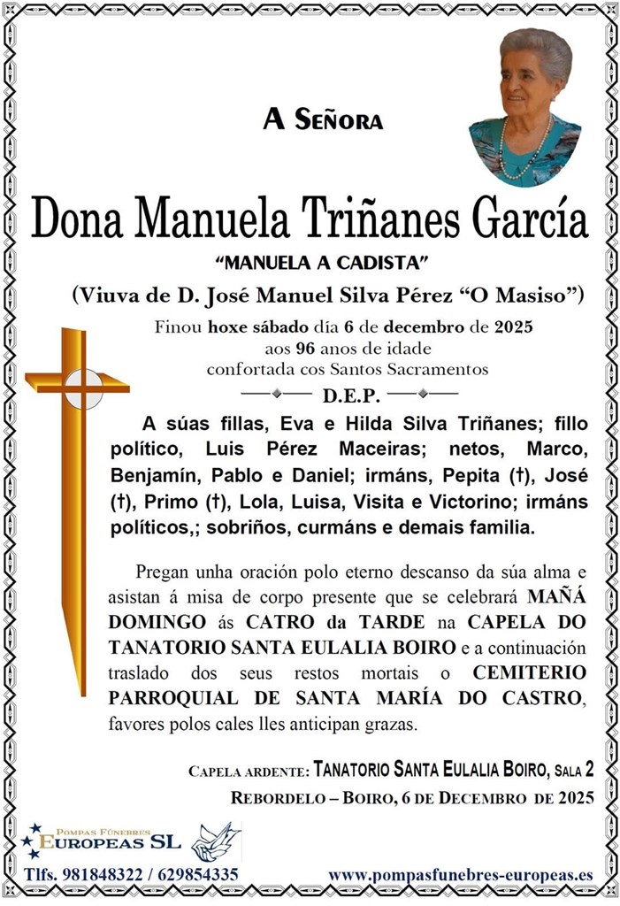 Dona Manuela Triñanes García