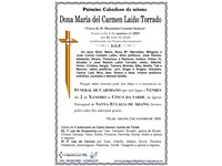 Dona María del Carmen Laíño Torrado (02/01/2026)