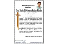 Dona María del Carmen Suárez Sánchez (02/05/2025)