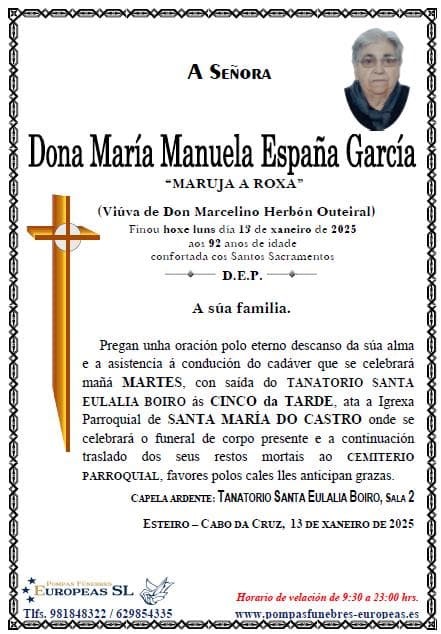 Dona María Manuela España García