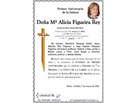 Doña Alicia Figueira Rey (07/03/2026)