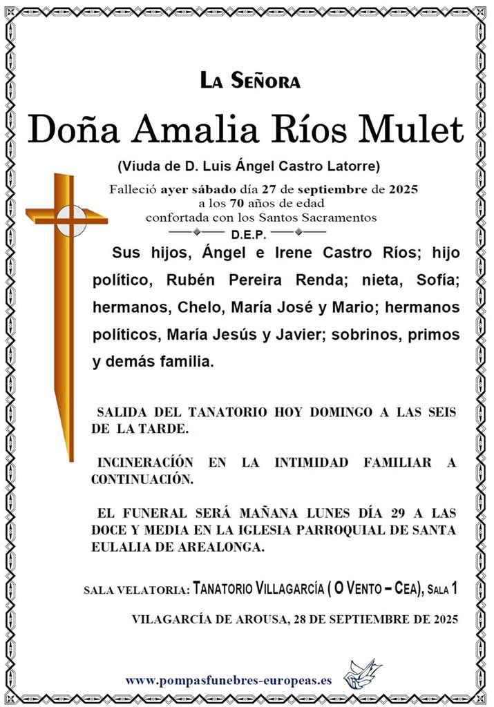 Doña Amalia Ríos Mulet