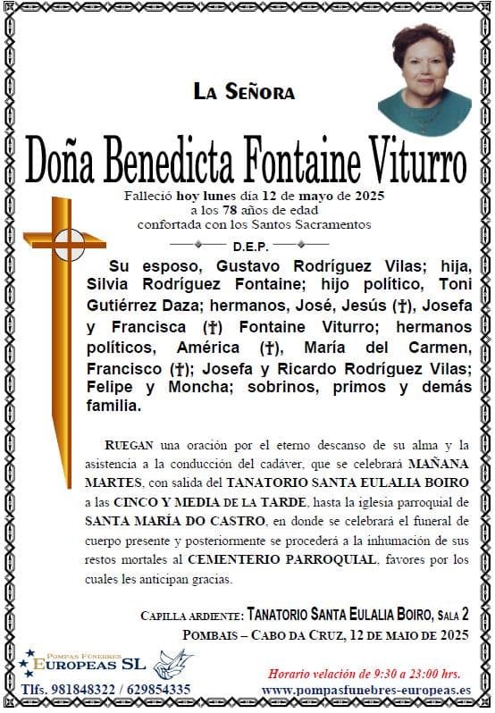 Foto principal Doña Benedicta Fontaine Viturro