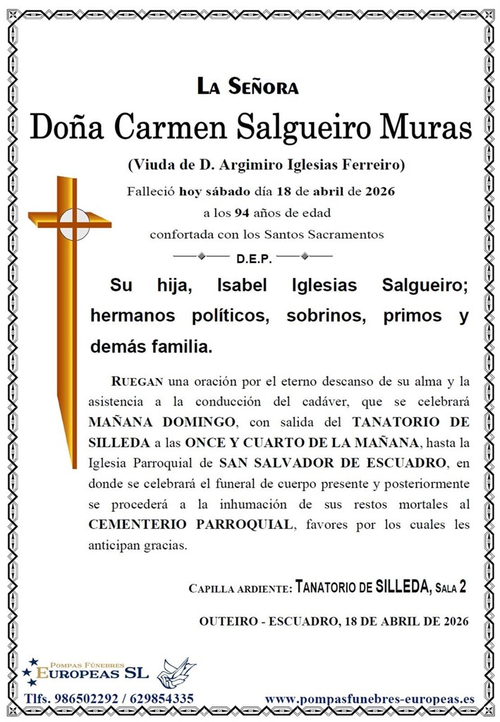 Doña Carmen Salgueiro Muras