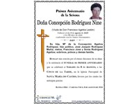 Doña Concepción Rodríguez Nine (08/08/2026)