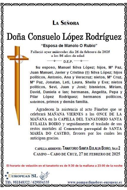 Doña Consuelo López Rodríguez