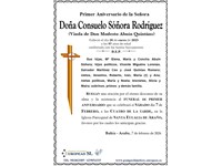 Doña Consuelo Sóñora Rodríguez (07/02/2026)
