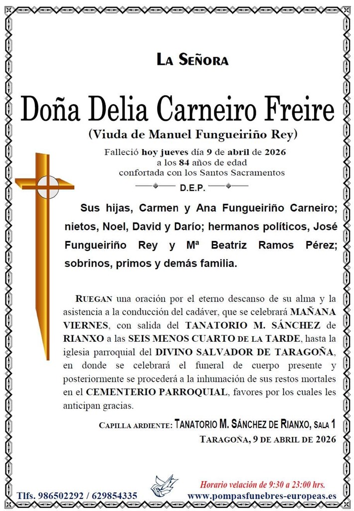 Foto secundaria Doña Delia Carneiro Freire
